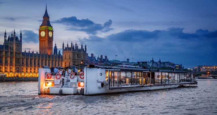 river cruises in london with dinner